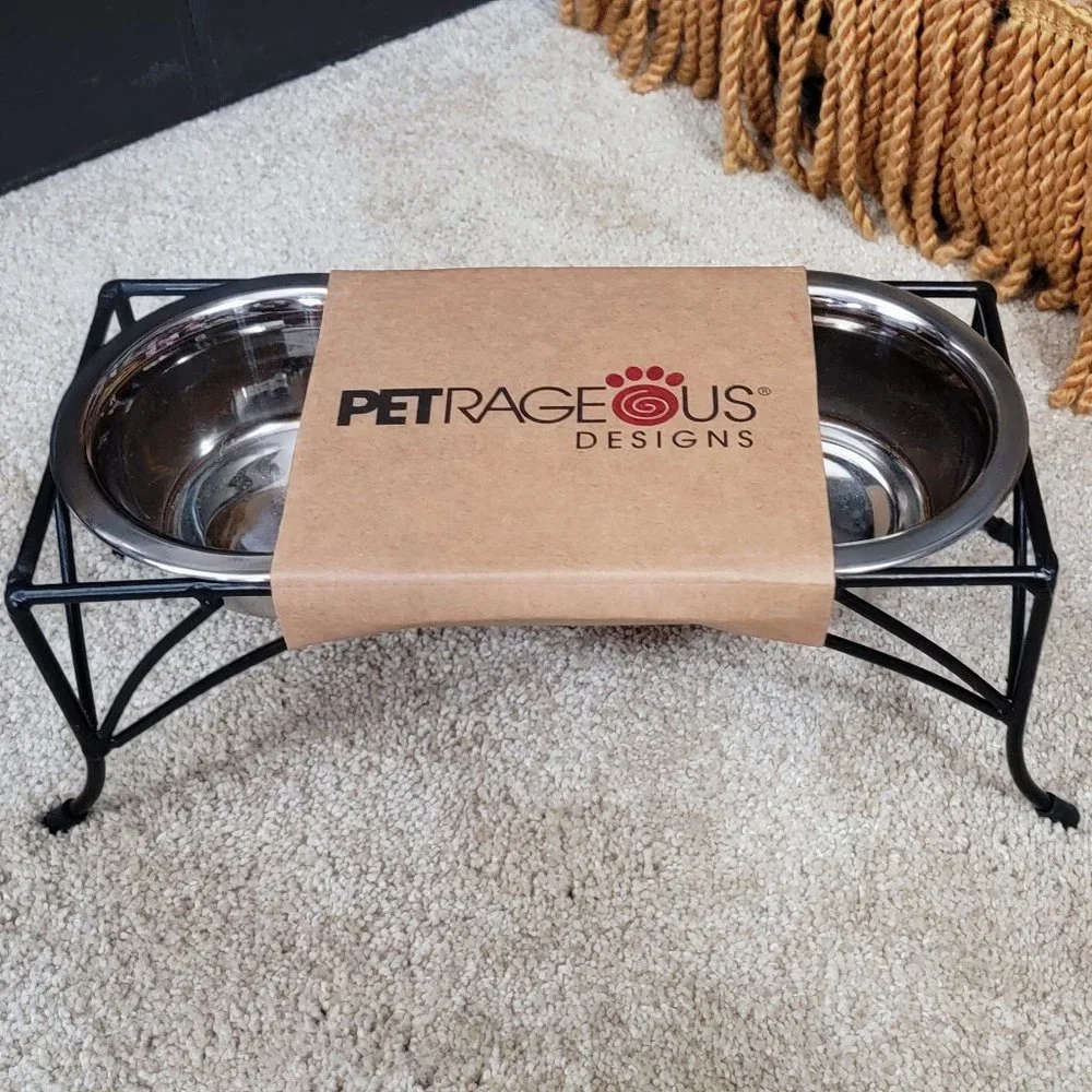 Pet Bowls Raised Small Cat Or Dog.. Bran New w/ Tag!
